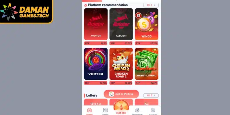 A brief introduction to Daman Game